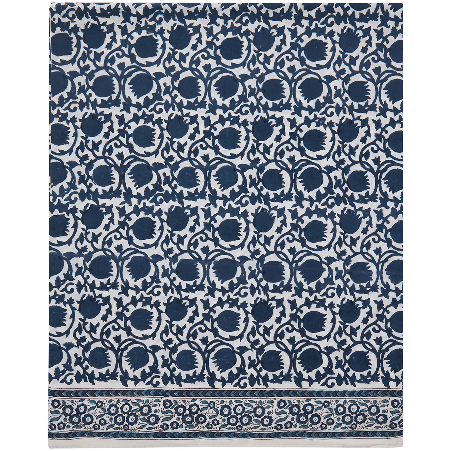 Lotus Flat and Fitted Sheets - Blue